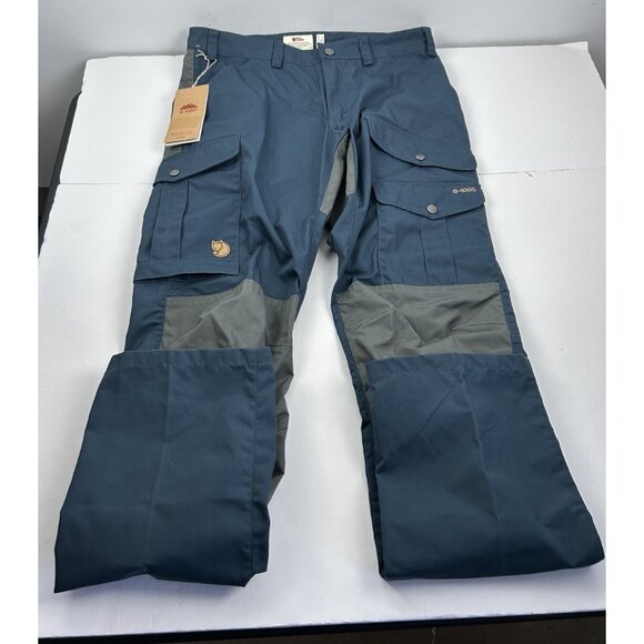Fjallraven Barents Pro Trousers Blue Gray Mens W34 L35.5 NWT Eu 50 - Picture 3 of 16